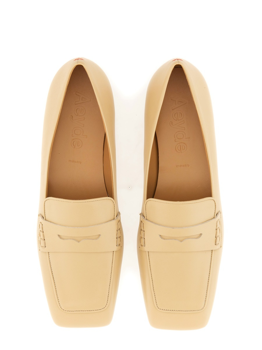 [Aeyde] Loafer FW24 GRZS15FL128_LATTE