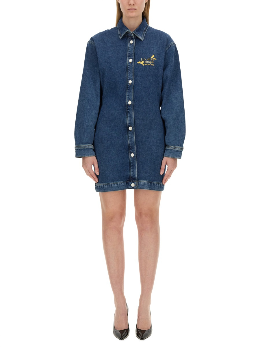 [Moschino Jeans] Long sleeve dress FW24 04048223_1282