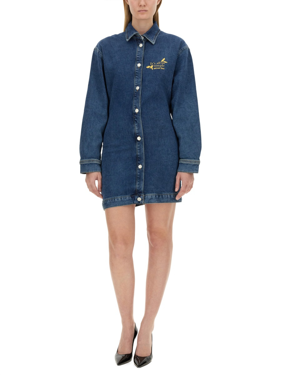 [Moschino Jeans] Long sleeve dress FW24 04048223_1282