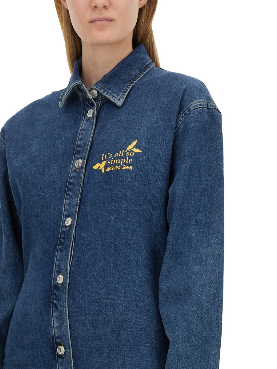 [Moschino Jeans] Long sleeve dress FW24 04048223_1282