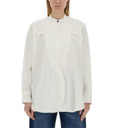 [VICTORIA BECKHAM] Shirts Long Sleeve SS24 1224DSH005422A_WASHEDWHITE