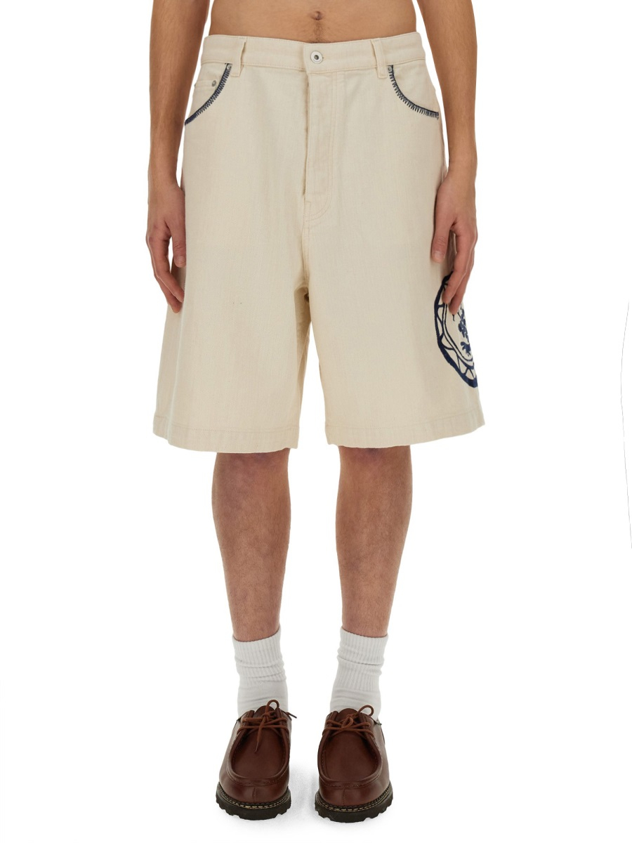 [DROLE DE MONSIEUR] Shorts SS24 BS127_CO119ECRU