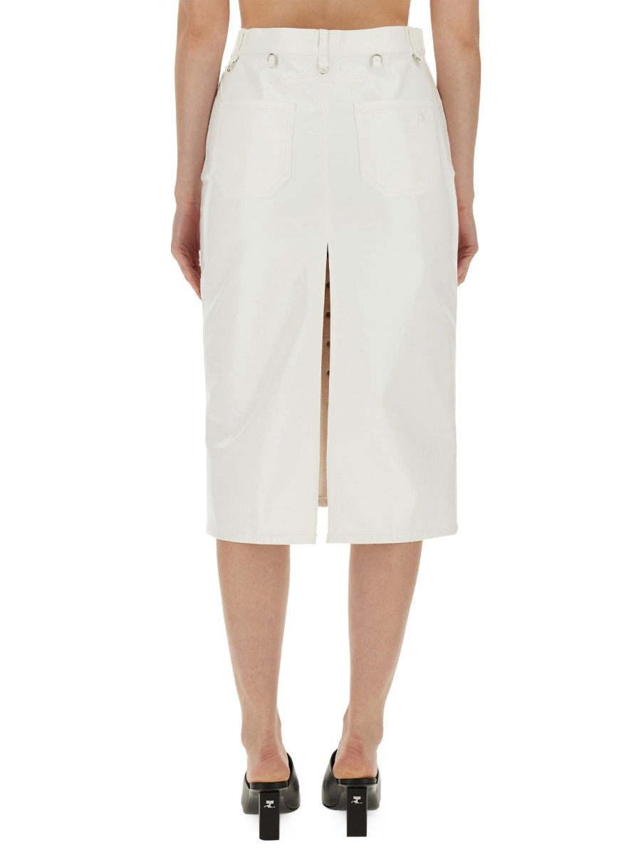 [Courreges] Midi skirt SS24 124CJU155_VY00140001
