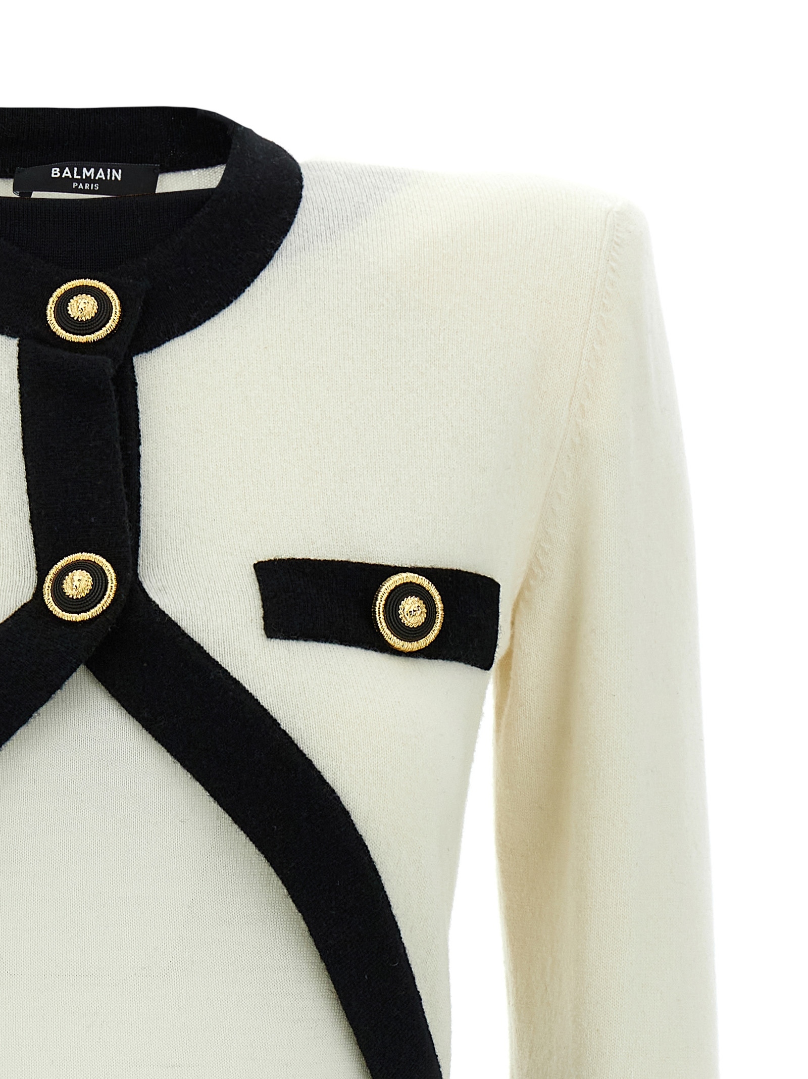 [Balmain] Long sleeve dress SS25 EF1R9259KH91GAU