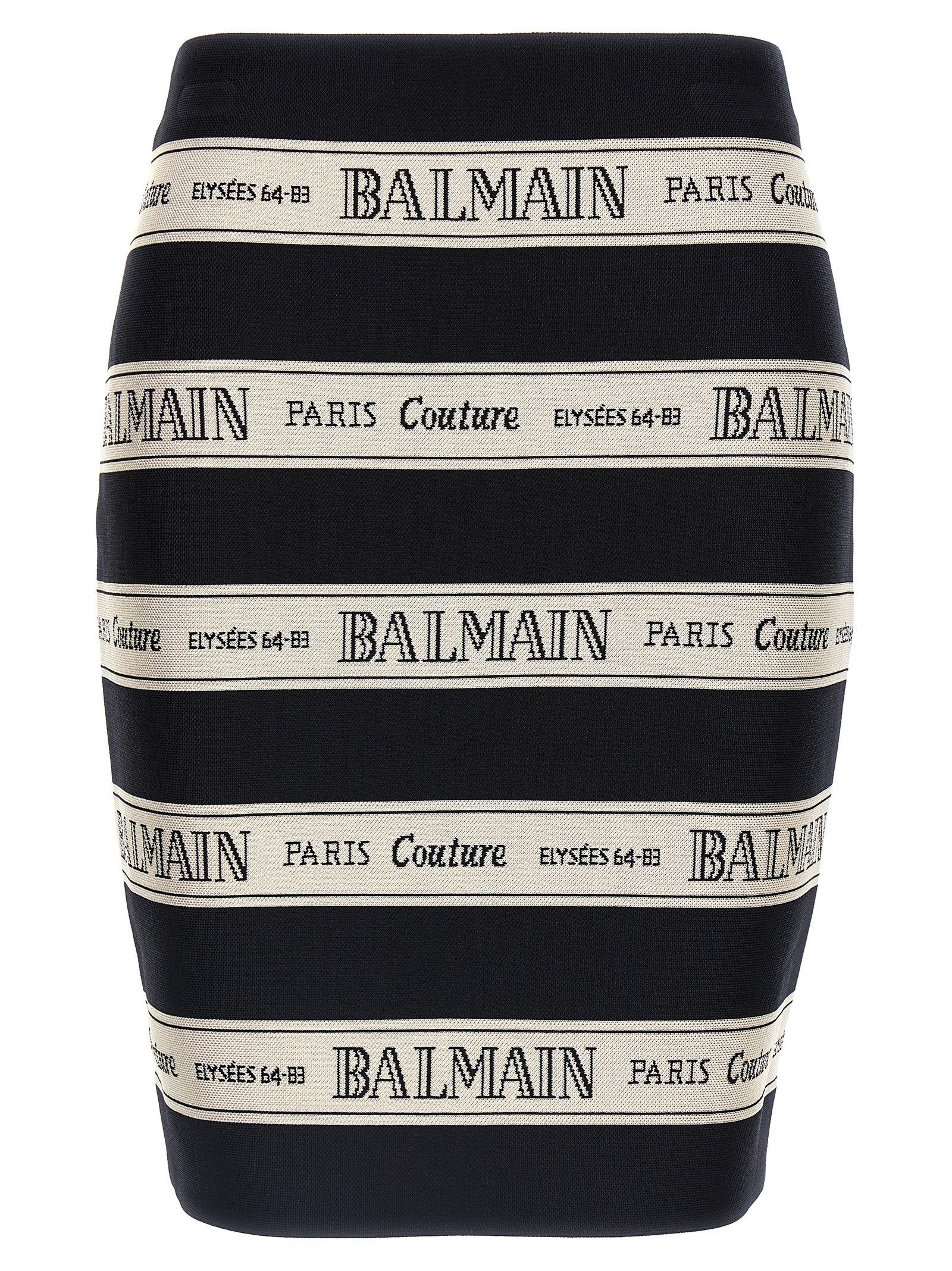 [Balmain] Midi skirt SS25 EF1LC245JJ95EDY