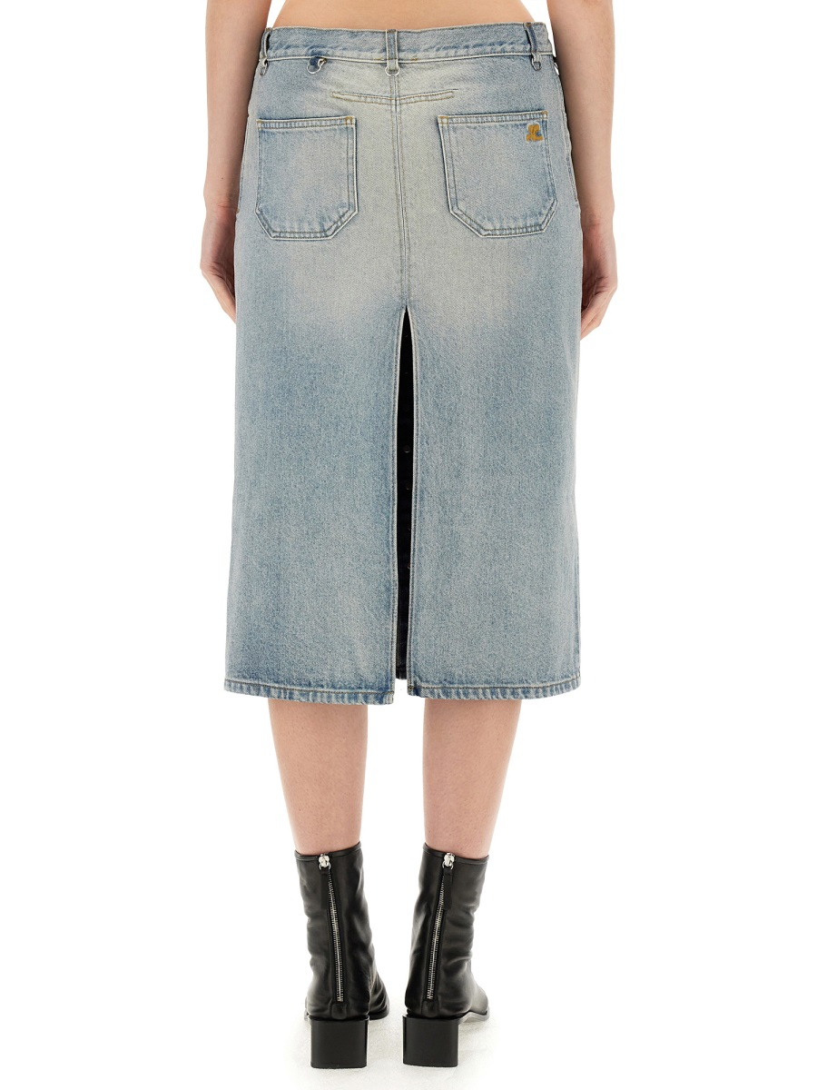 [Courreges] Midi skirt SS24 124DJU155_DE00167011