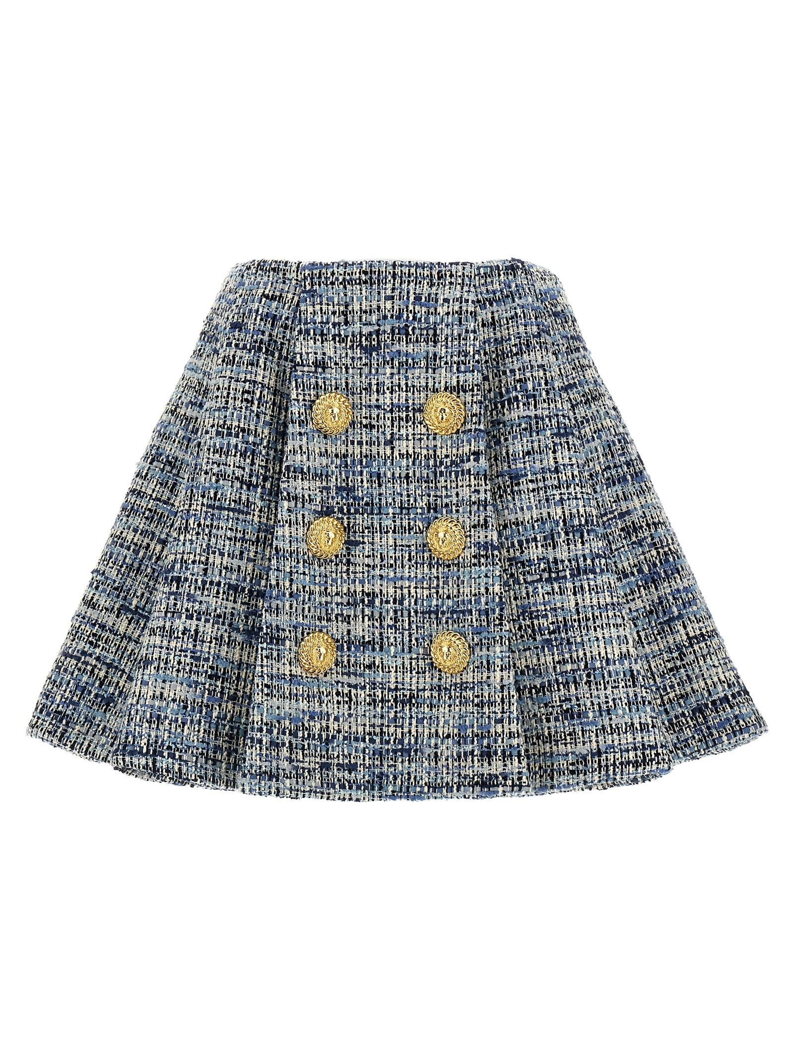 [Balmain] Mini skirt SS25 EF1LBA53CF776FC