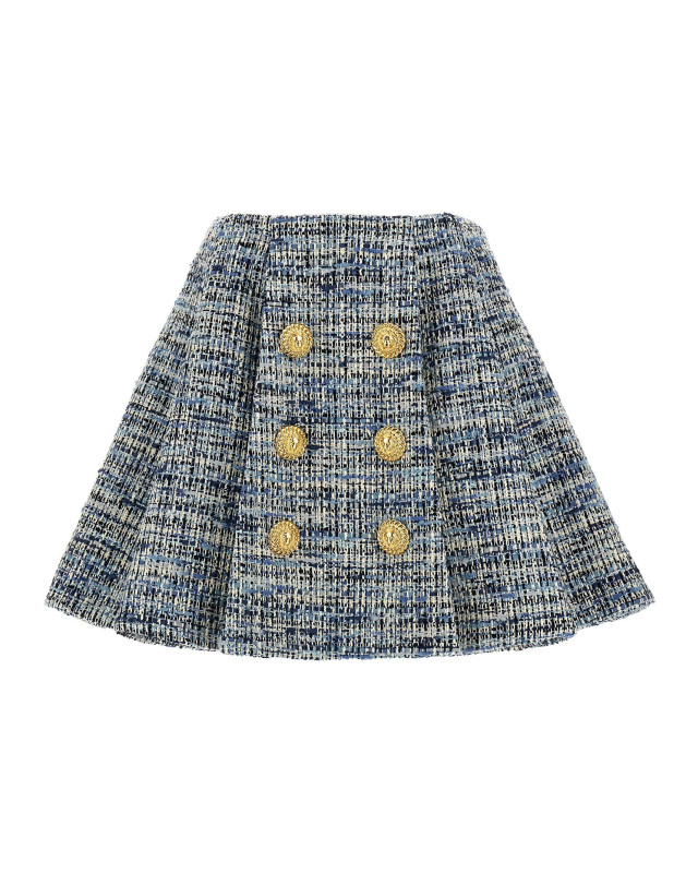 [Balmain] Mini skirt SS25 EF1LBA53CF776FC