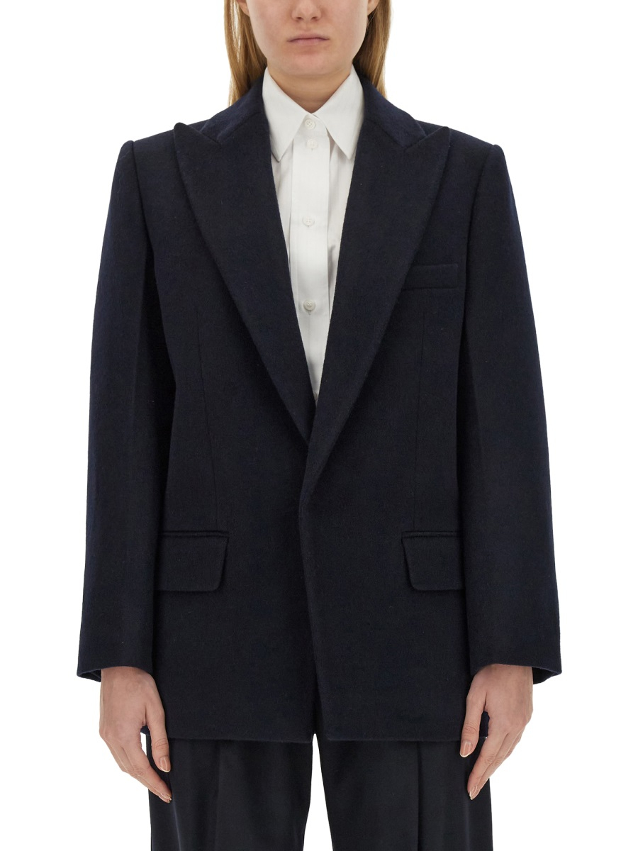 [VICTORIA BECKHAM] Casual Jacket SS24 1124WJK005092B_MIDNIGHT