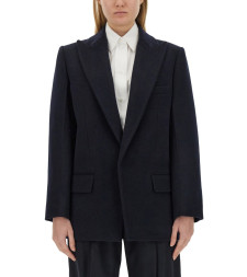 [VICTORIA BECKHAM] Casual Jacket SS24 1124WJK005092B_MIDNIGHT
