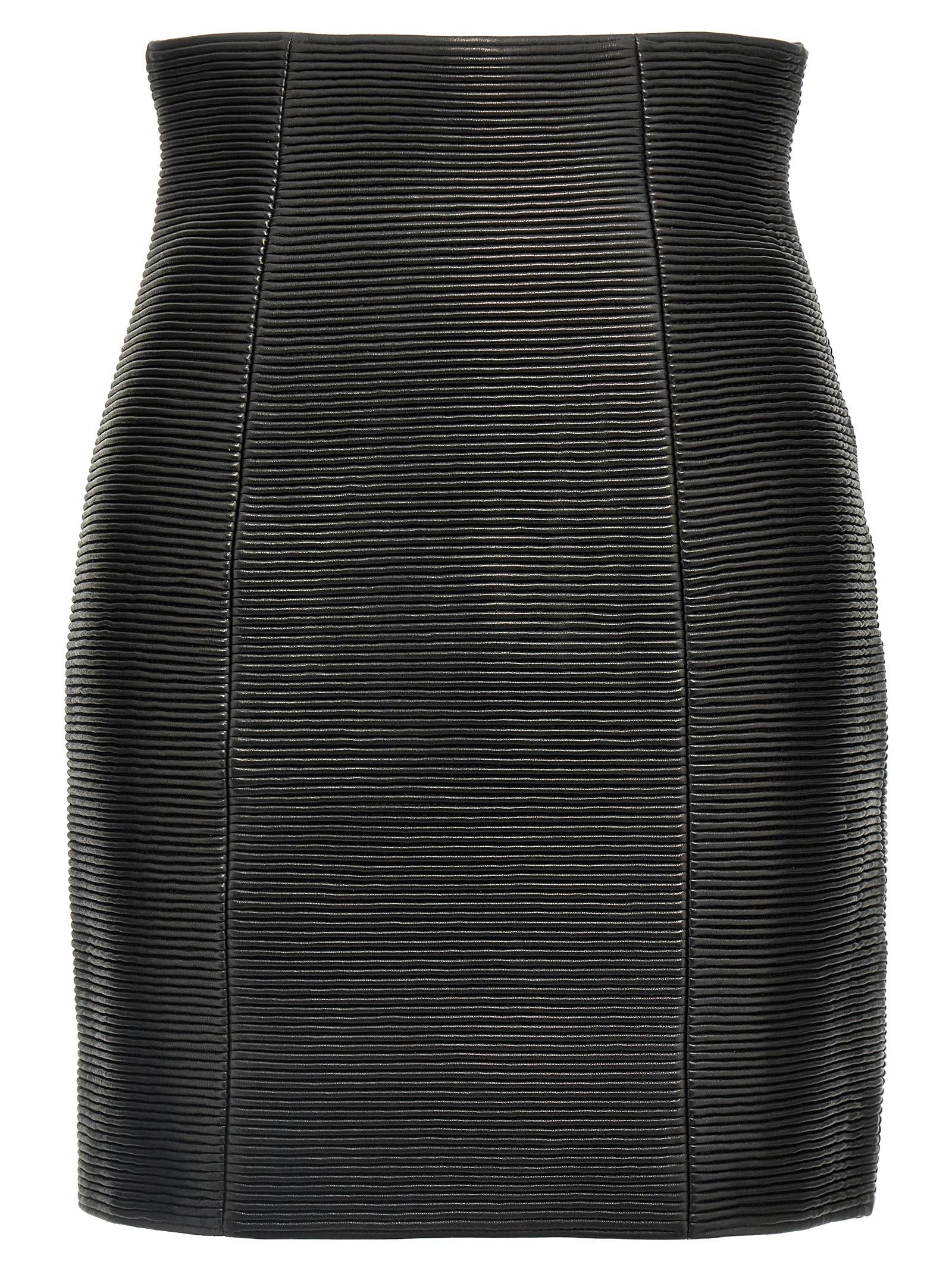 [Balmain] Mini skirt SS25 EF1LA495LC620PA