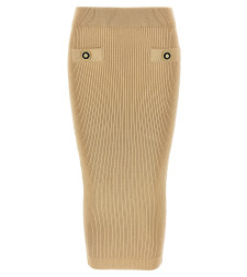 [Balmain] Midi skirt SS25 EF1LD022KI100DC