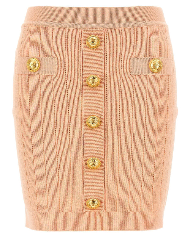 [Balmain] Midi skirt SS25 EF1LB290KB070LB