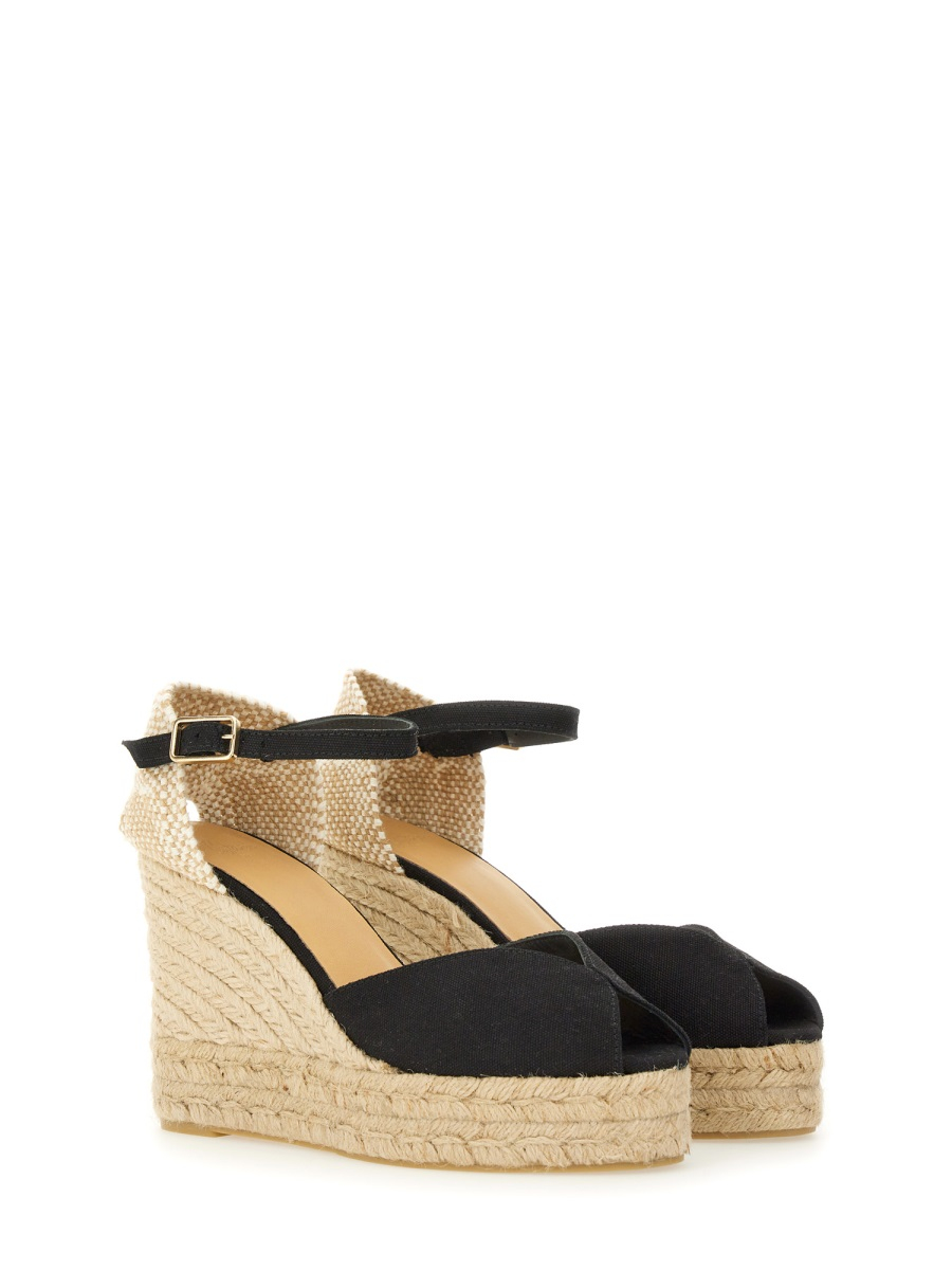 [Castaner] Espadrille SS25 BIANCA/8ED/001_NEGRO