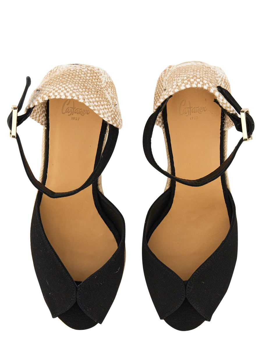 [Castaner] Espadrille SS25 BIANCA/8ED/001_NEGRO
