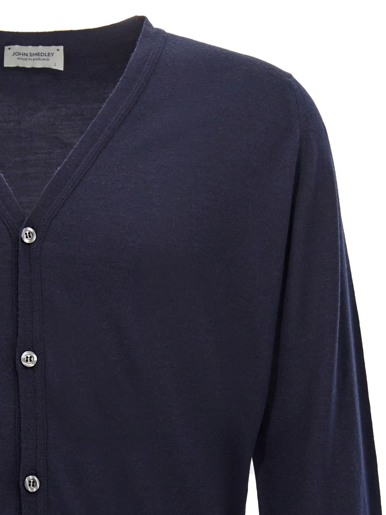 [JOHN SMEDLEY] Cardigan FW25 PETWORTHMIDNIGHT
