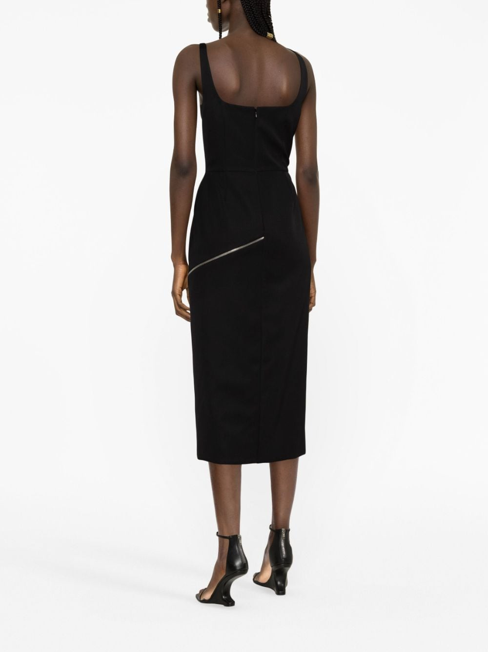 [Alexander McQueen] Sleeveless dress FW23 757633QJAAC1000