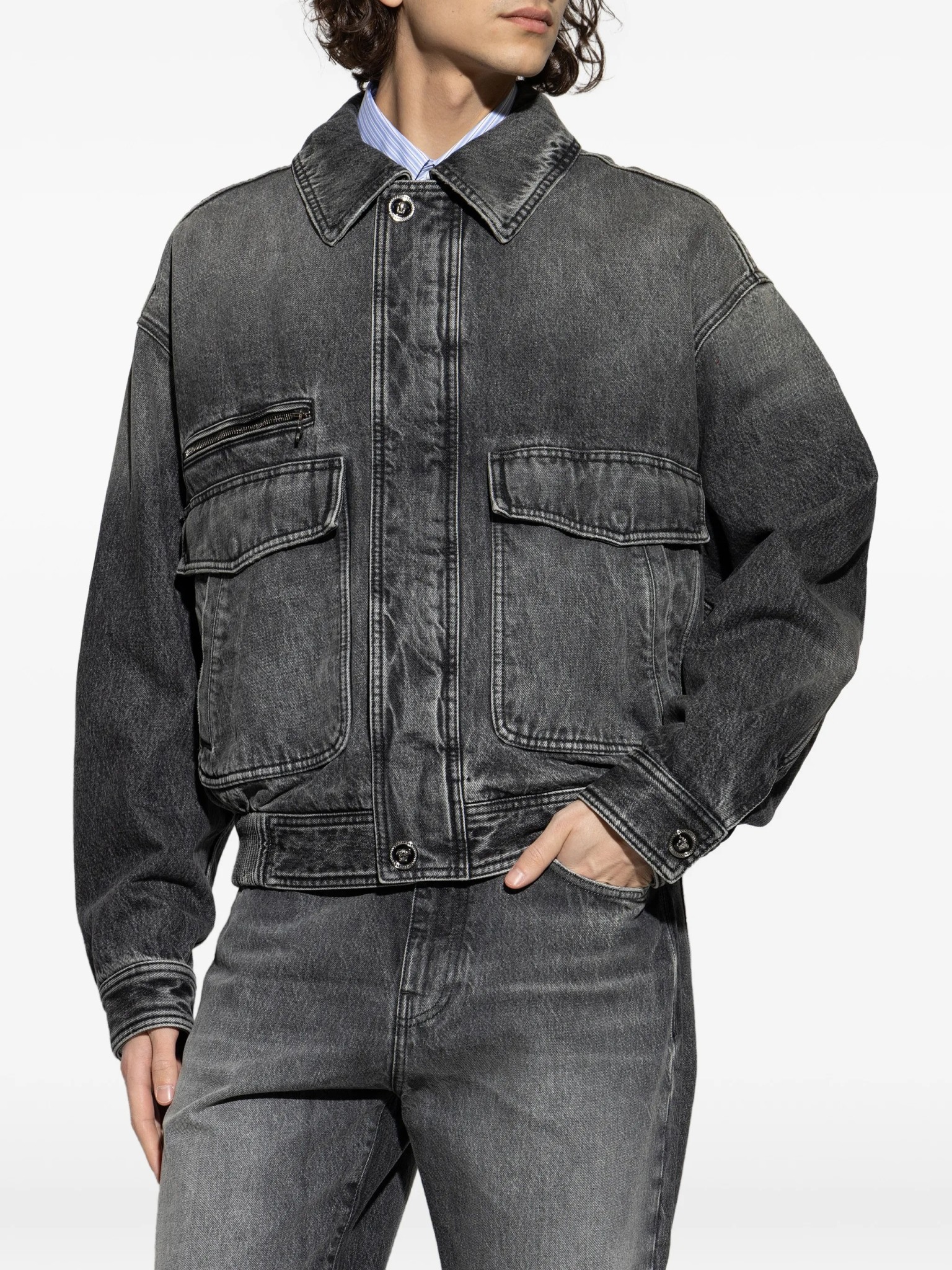 [Versace] Denim jacket SS26 1021754 1A16053