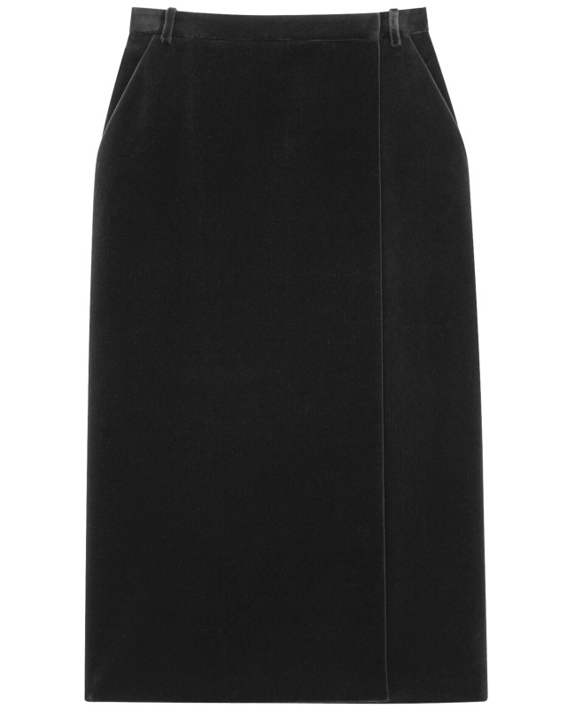 [Saint Laurent] Midi skirt SS26 826769 Y580T