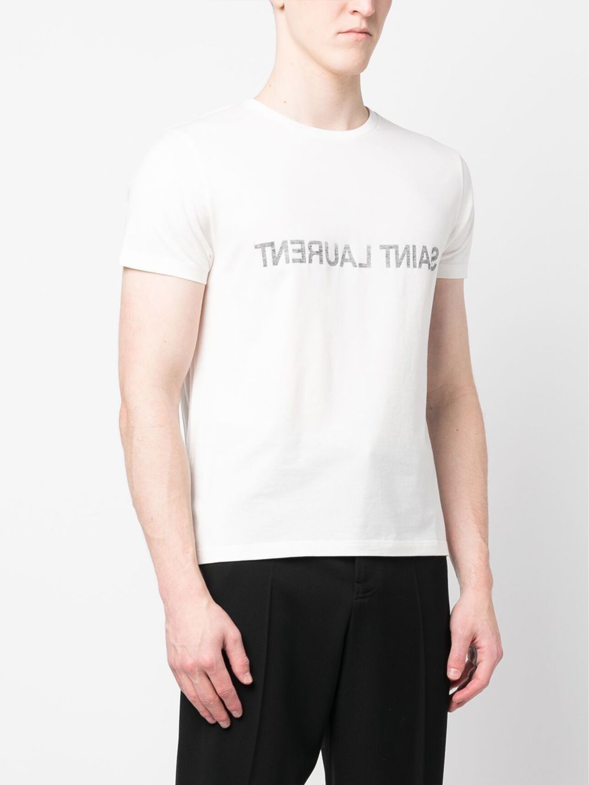 [Saint Laurent] T-shirts Short Sleeve SS26 663278 Y37AW