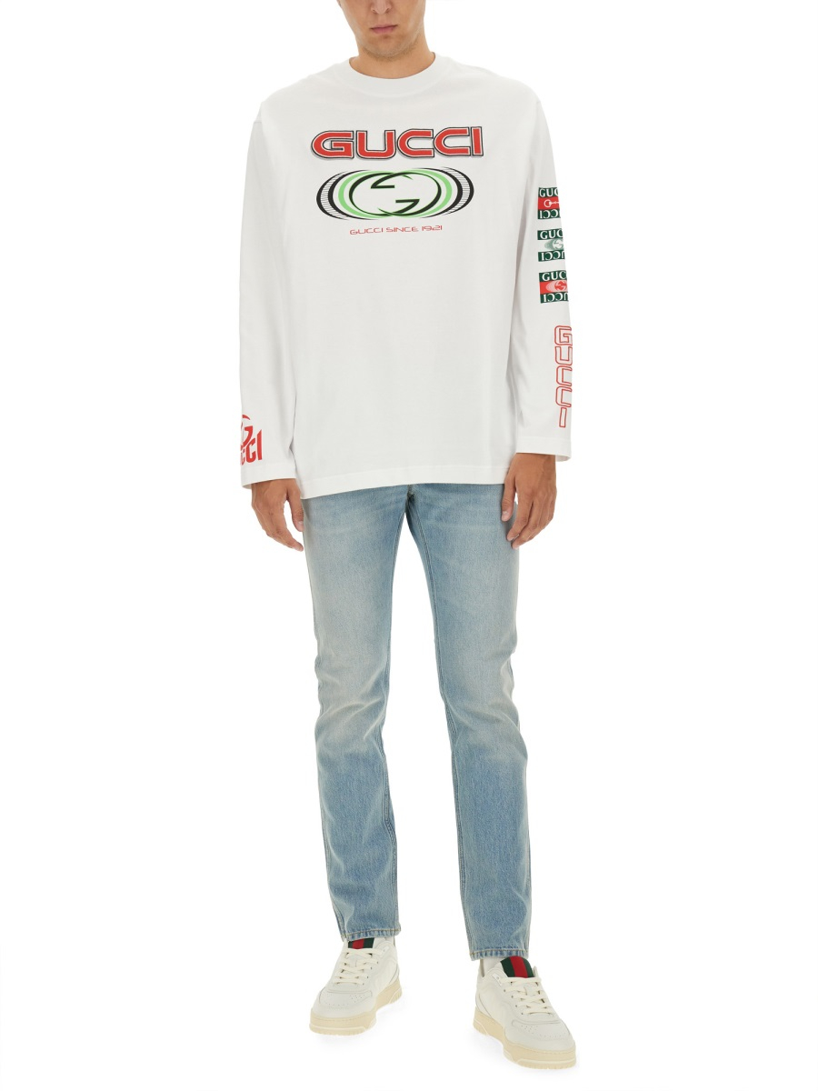 [Gucci] T-shirts Long Sleeve FW24 784364_XJGRB9074