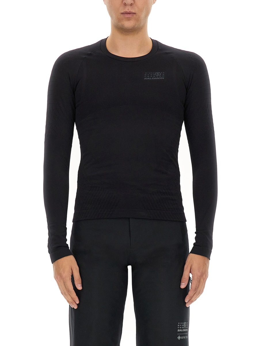 [MM6 MAISON MARGIELA X SALOMON] T-shirts Long Sleeve FW24 SH0NH0009_M20037900