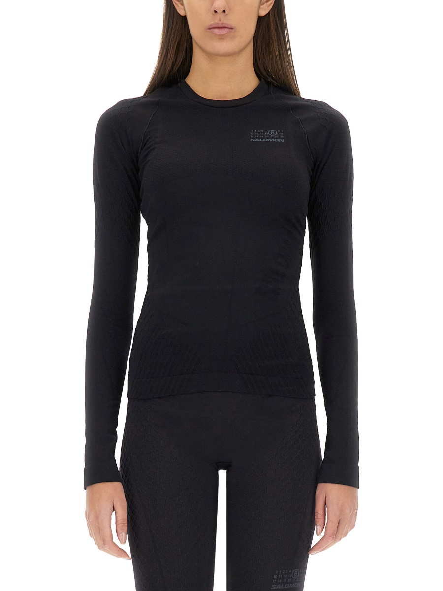 [MM6 MAISON MARGIELA X SALOMON] T-shirts Long Sleeve FW24 S52NH0024_M20037900