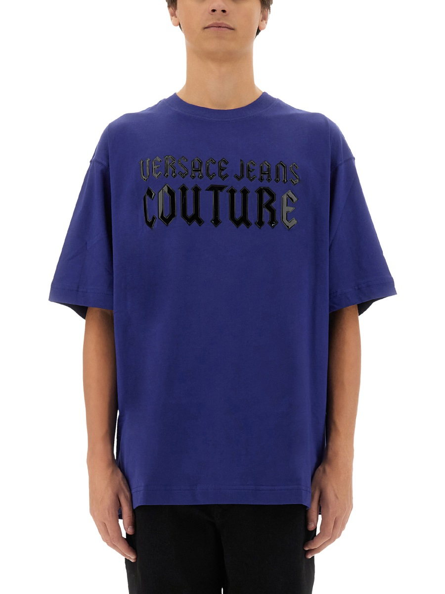 [VERSACE JEANS COUTURE] T-shirts Short Sleeve FW24 77GAHL02_CJ01L238