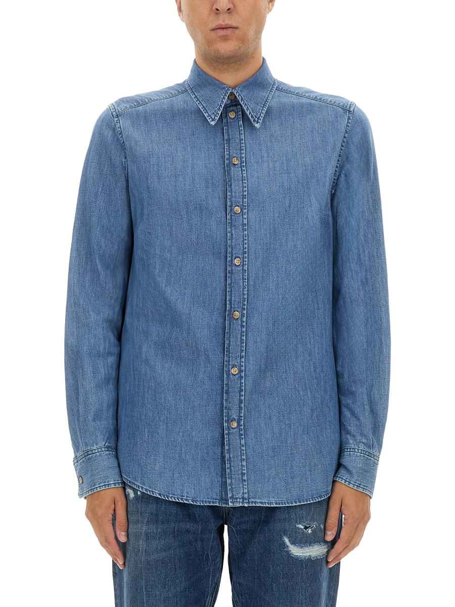 [Dolce & Gabbana] Shirts Long Sleeve FW24 G5IX8D_G8LP2S9001