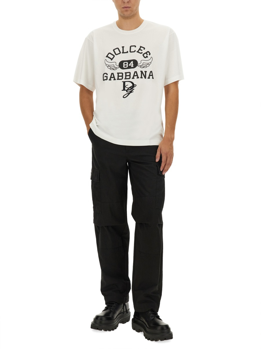 [Dolce & Gabbana] T-shirts Short Sleeve FW24 G8PN9Z_G7NSNW0111