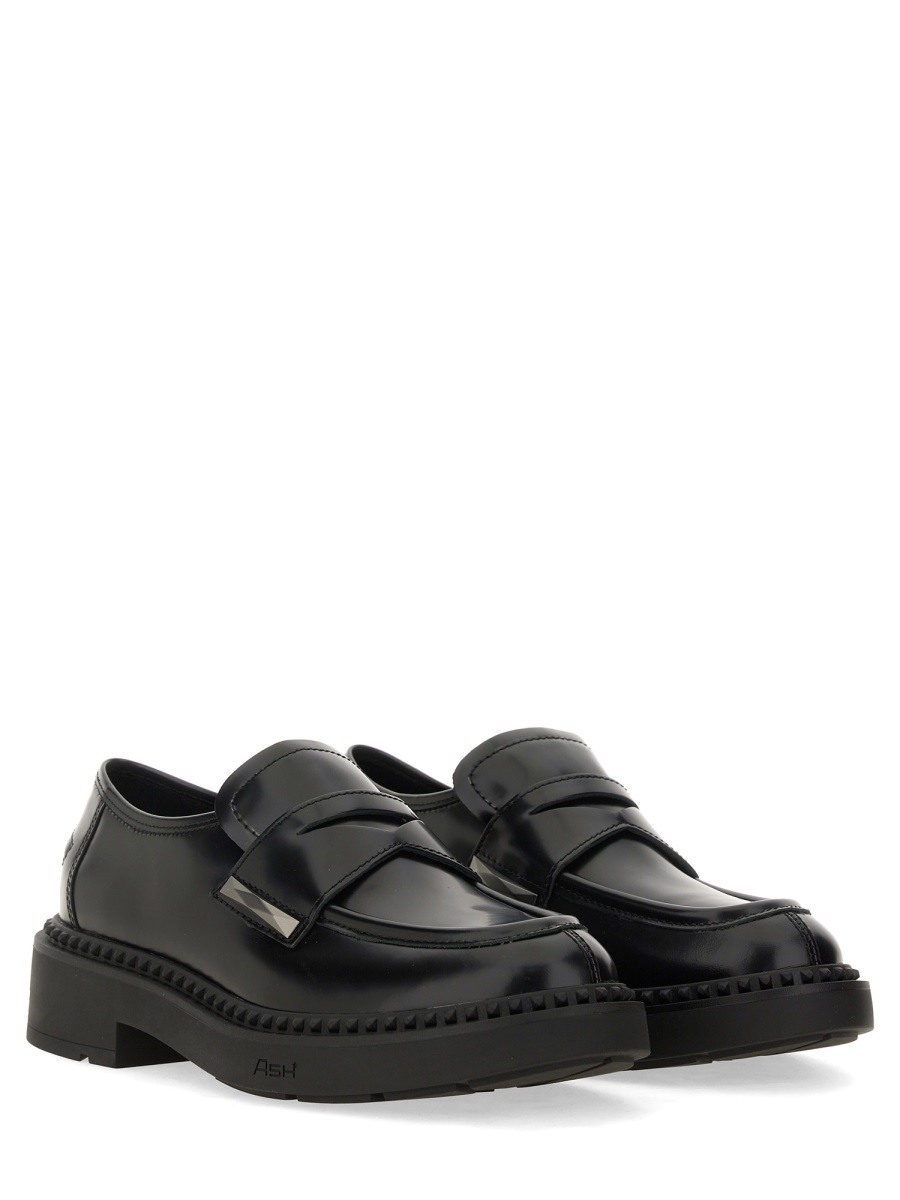 [ASH] Loafer FW24 MEDUSA_POLISHCALFBLACK