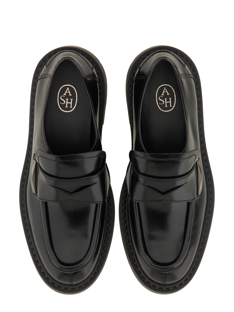 [ASH] Loafer FW24 MEDUSA_POLISHCALFBLACK