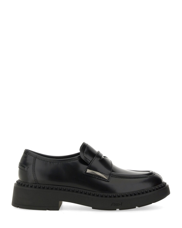 [ASH] Loafer FW24 MEDUSA_POLISHCALFBLACK
