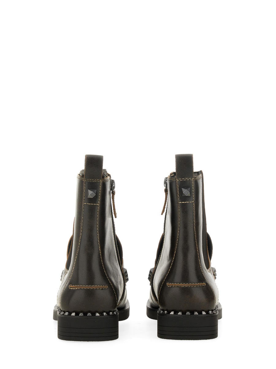 [ASH] Boots FW24 WINGSSTUDS_RIDERBLACK