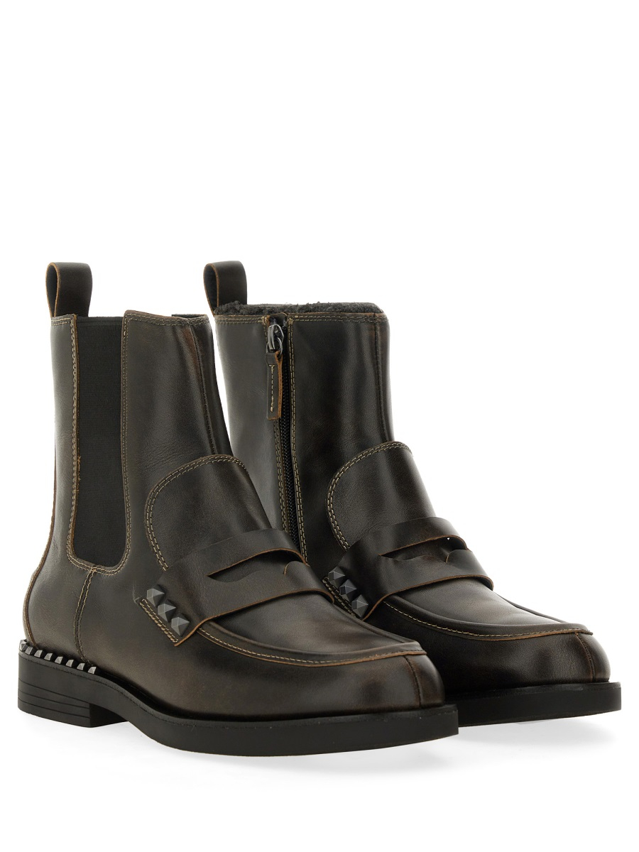 [ASH] Boots FW24 WINGSSTUDS_RIDERBLACK