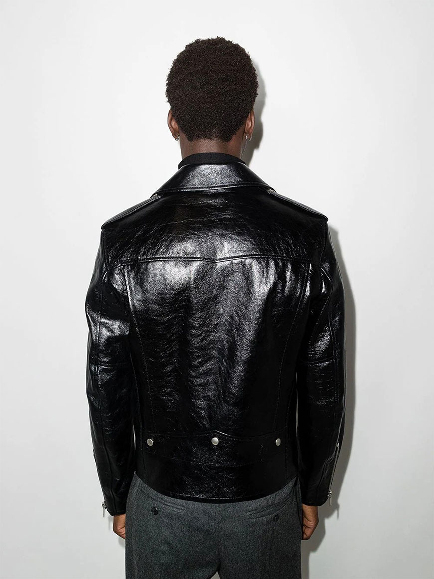 [Saint Laurent] Leather Jacket SS26 484284 YC2NI