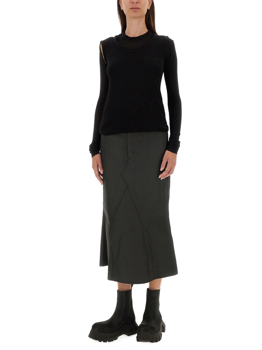 [Rick Owens] Long skirt FW24 RP02D3349_SMT09