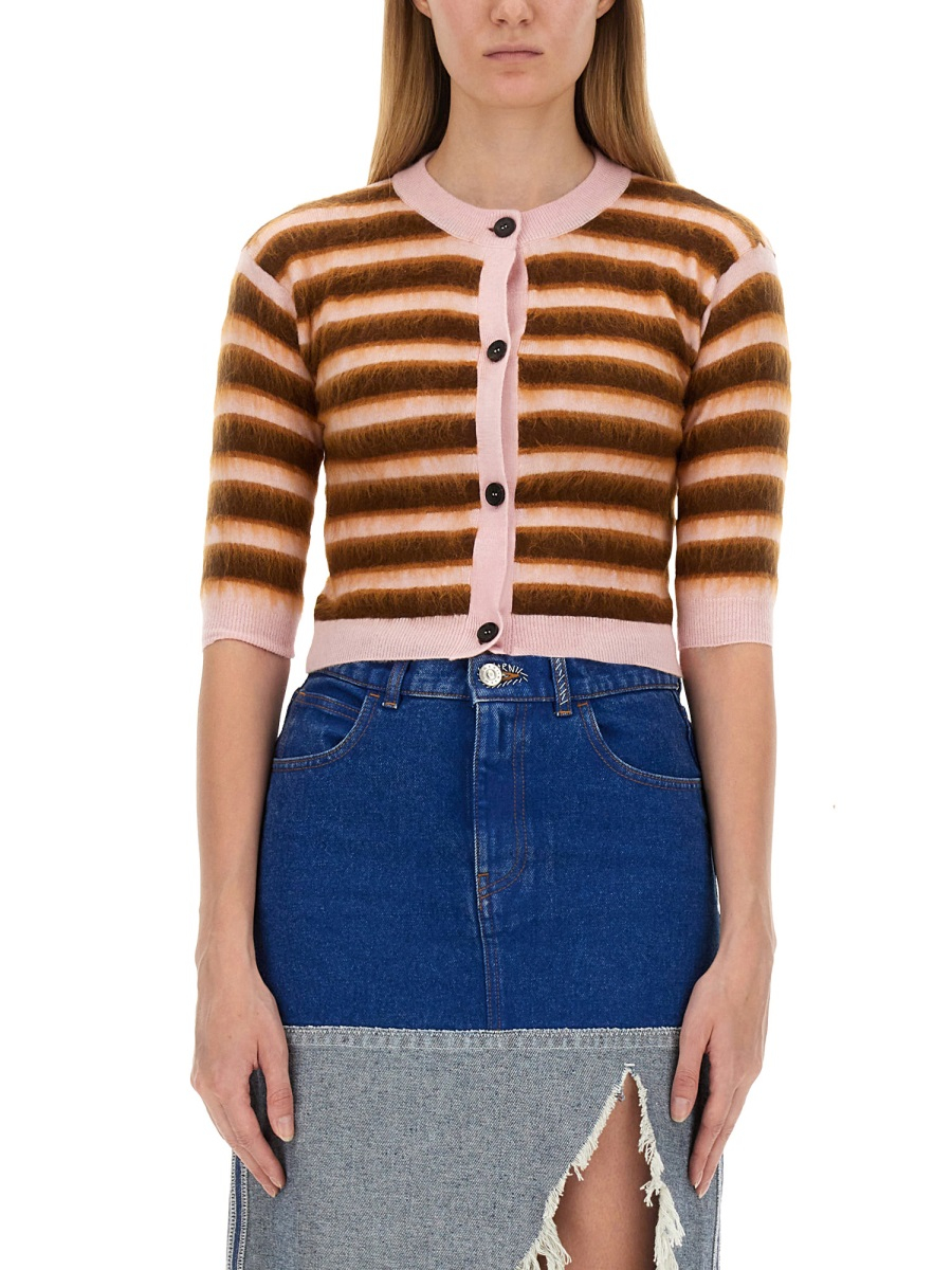 [Marni] Cardigan FW24 CDMD0356Q0_UFW617RGC13