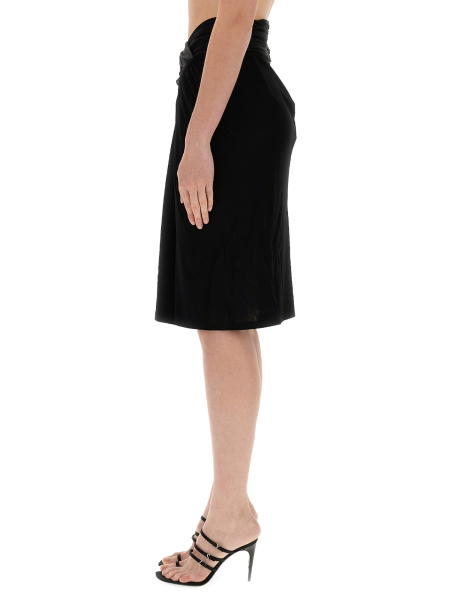 [Saint Laurent] Midi skirt SS24 776439_Y7F981000