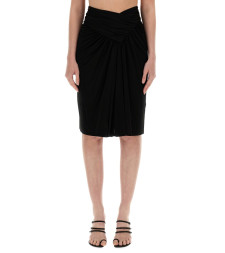 [Saint Laurent] Midi skirt SS24 776439_Y7F981000
