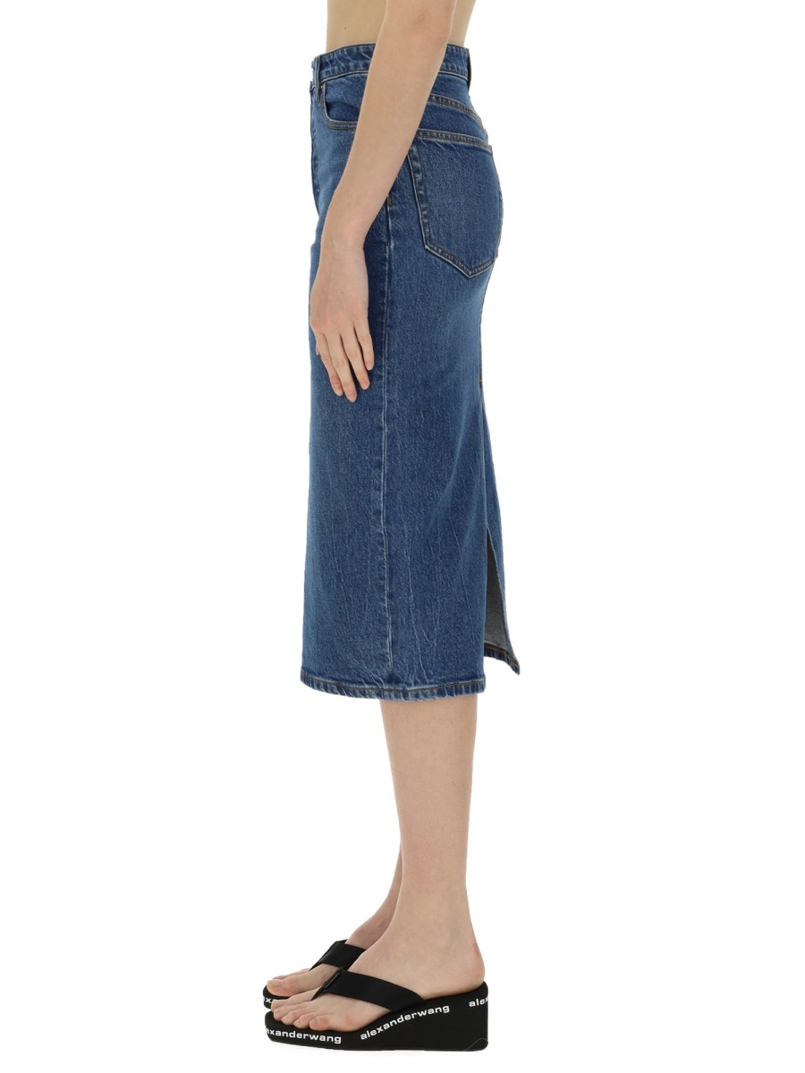 [ALEXANDERWANG.T] Midi skirt FW24 4DC3245459_401