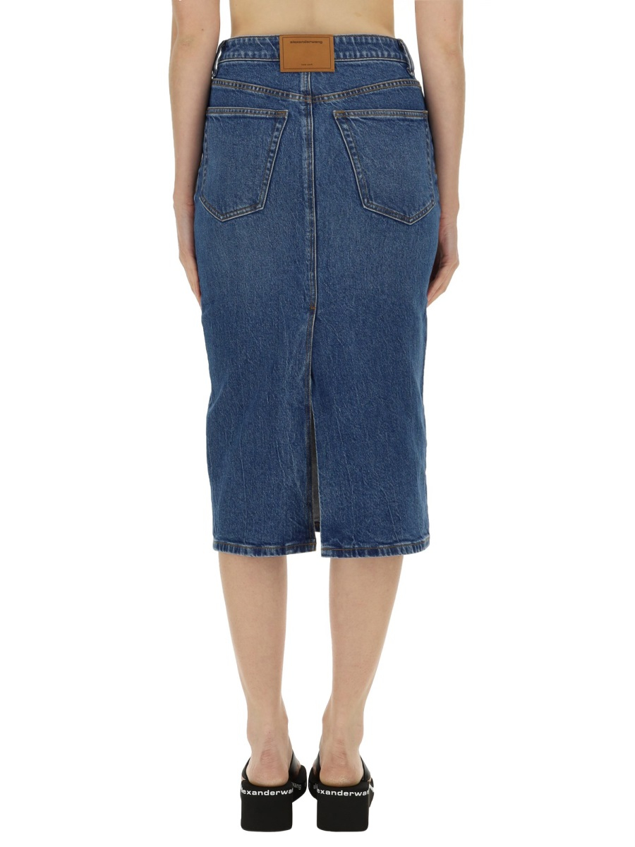 [ALEXANDERWANG.T] Midi skirt FW24 4DC3245459_401