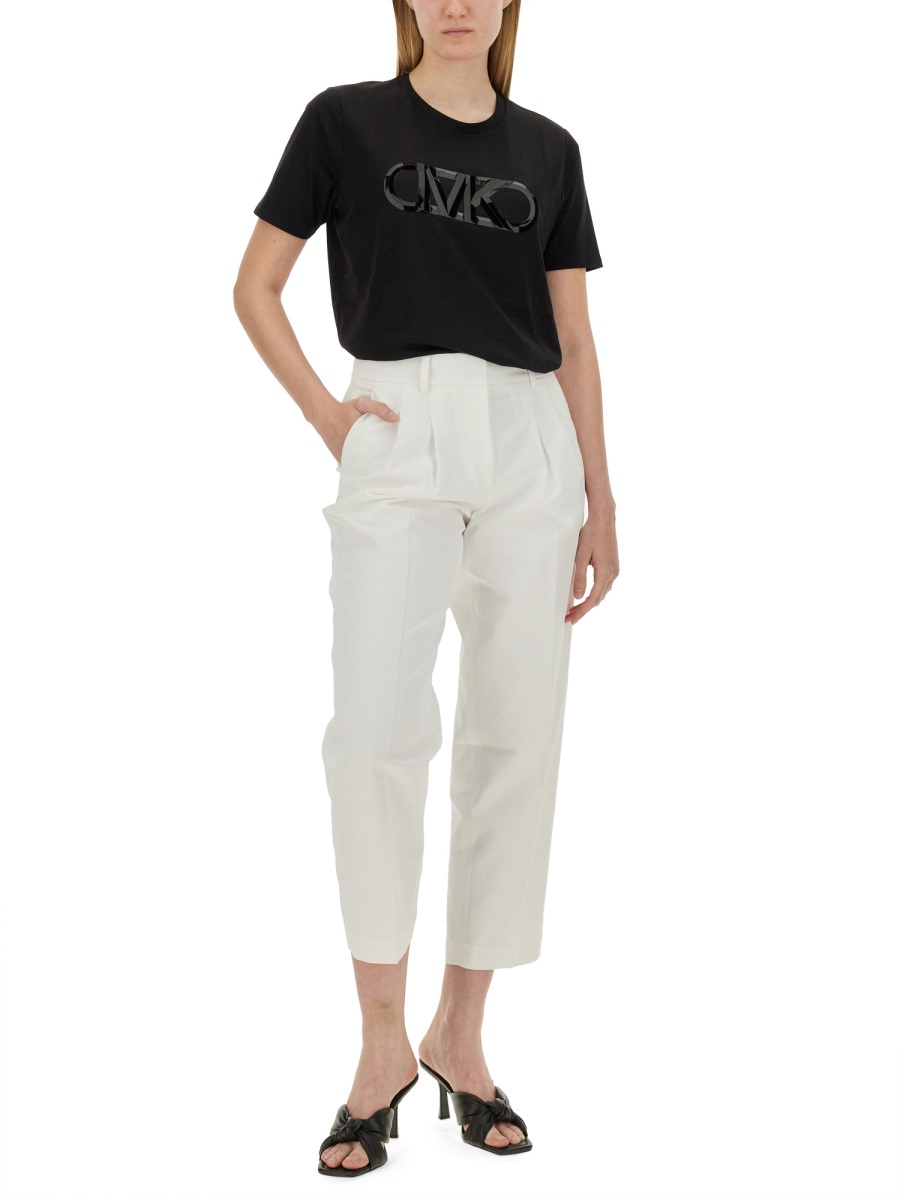 [MICHAEL BY MICHAEL KORS] Trousers SS24 MR430NCATQ_100WHITE