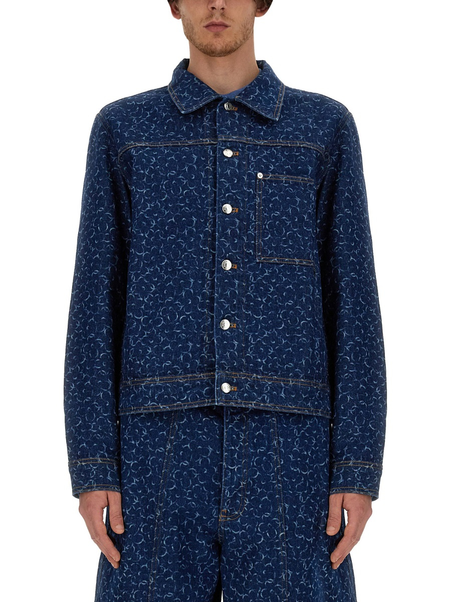 [MAISON KITSUNE] Denim jacket SS24 MM02112WW5024_O010