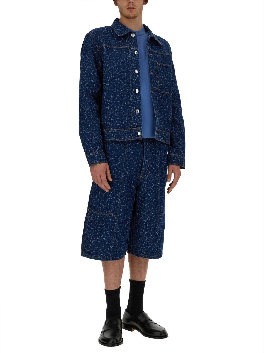 [MAISON KITSUNE] Denim jacket SS24 MM02112WW5024_O010