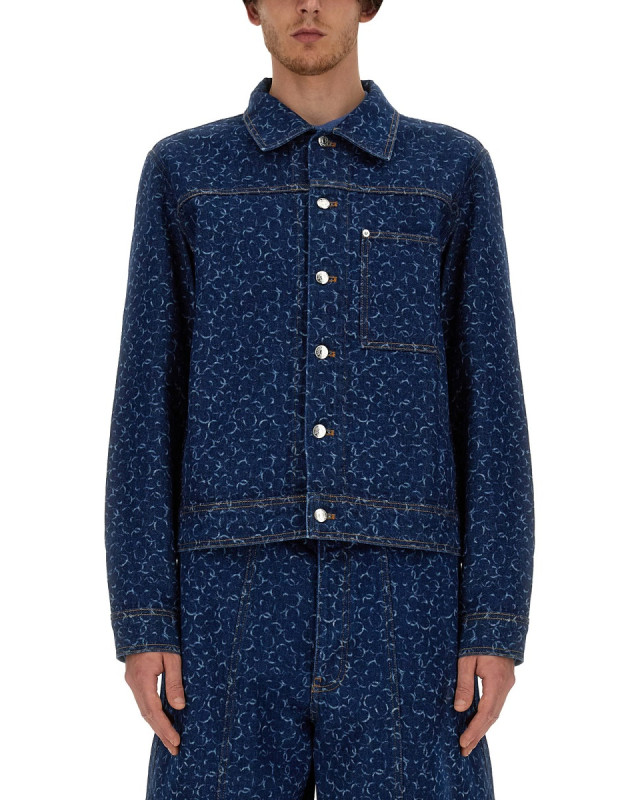 [MAISON KITSUNE] Denim jacket SS24 MM02112WW5024_O010
