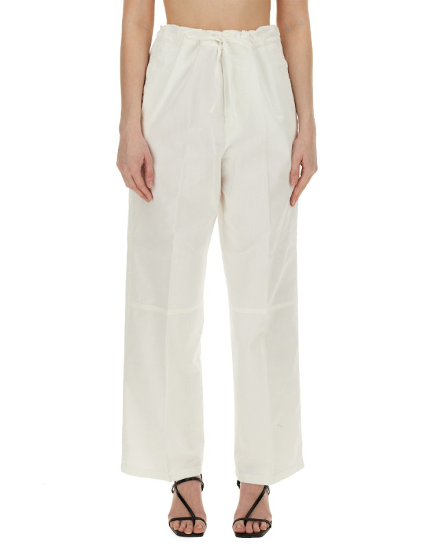 [VICTORIA BECKHAM] Trousers SS24 1224DTR005417A_WASHEDWHITE