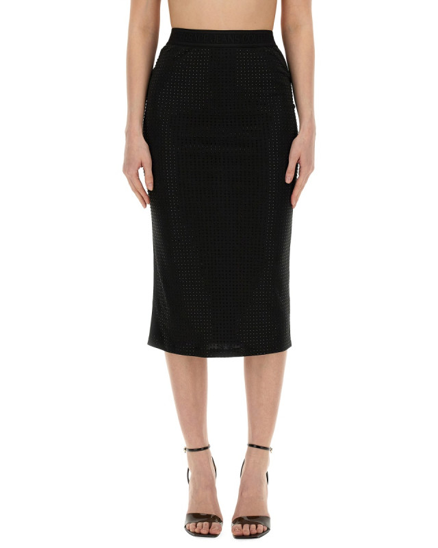 [VERSACE JEANS COUTURE] Midi skirt SS24 76HAE8B6_J0124899