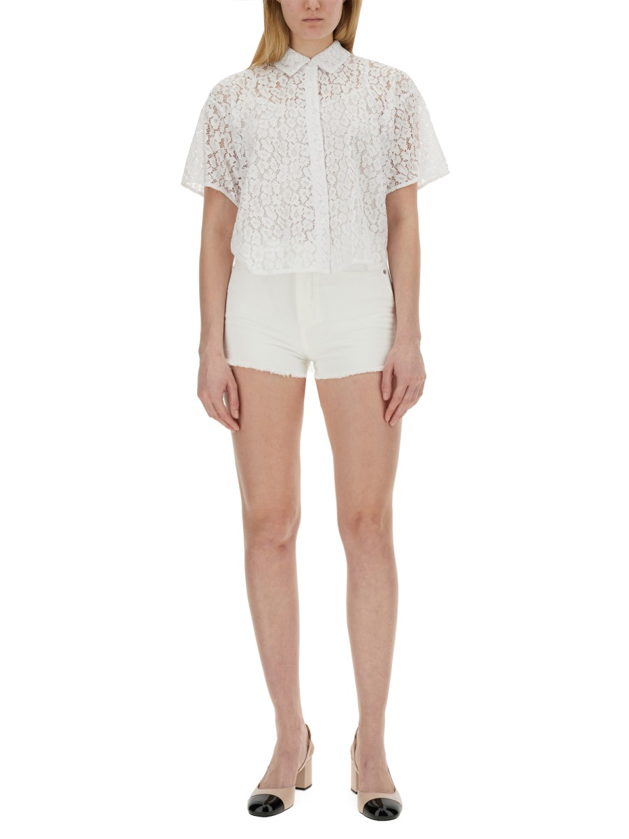 [MICHAEL BY MICHAEL KORS] Shorts SS24 MS4905180V_117OPTICWHITE