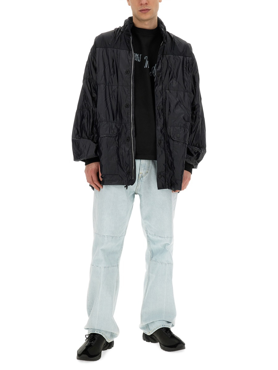 [Our Legacy] Jacket SS24 M2241EBR_BLACKRUBBERIZEDNYLON